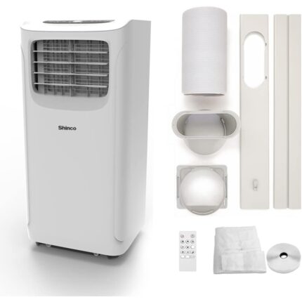 SHINCO 9000BTU 2,6kW 3-en-1 Climatiseur mobile